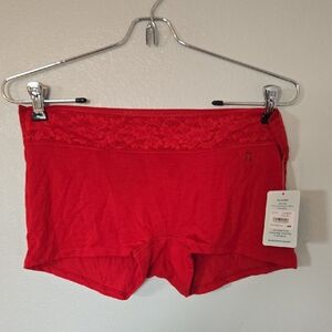 Tommy John | NWT Red Lace Second Skin Boy Short Size Medium